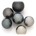 black pearls of perfect quality