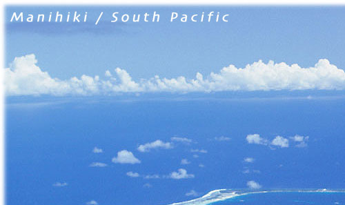 The island of Manihiki / Cook Islands / South Pacific