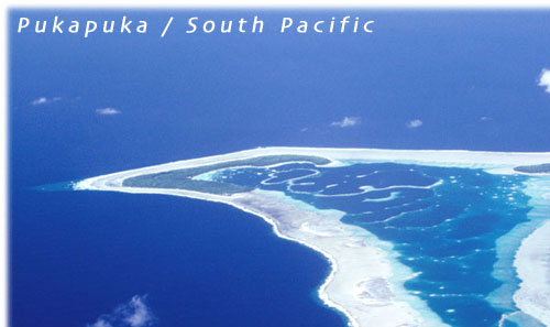 The island of Pukapuka / Cook Islands / South Pacific